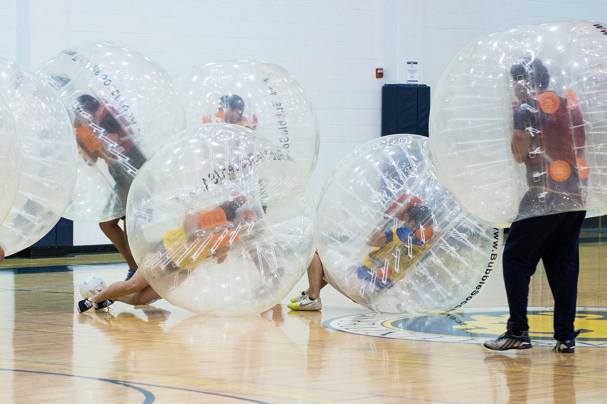 Bubble soccer safety: neck, height and weight limits
